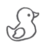 アヒル隊長のイラスト